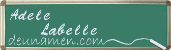 Adele Labelle Visitenkarte